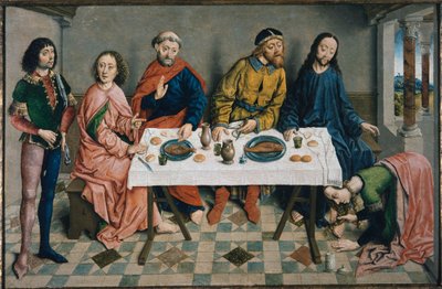 Kristus i farisæeren Simons hus, ca. 1490. af Aelbrecht Bouts