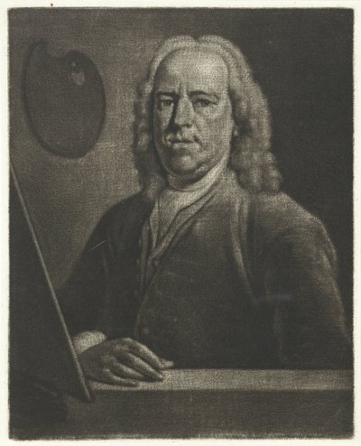 Portræt af Gerard Hoet af Aert Schouman