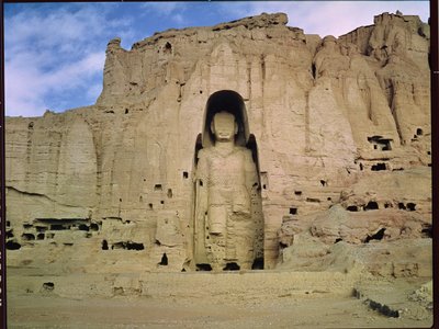 Kæmpestående Buddha, 5.-6. århundrede af Afghan School