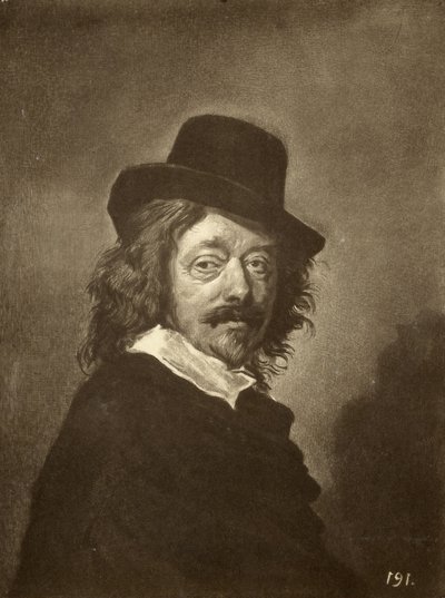 Portræt af Frans Hals (1582/83-1666) af After Frans Hals