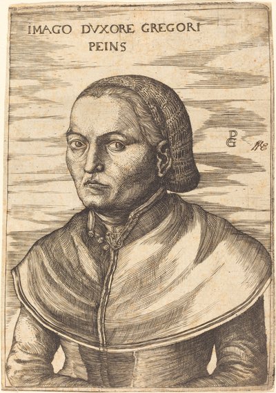 Hustru til Georg Pencz af After Georg Pencz