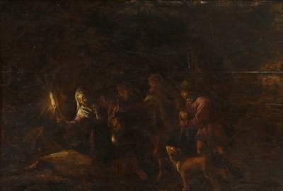 Flugten til Egypten af after Jacopo Bassano