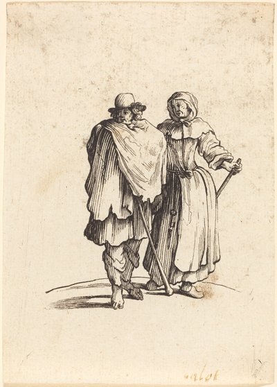 Tiggerpar af After Jacques Callot
