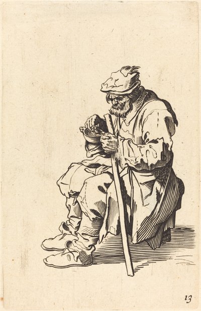 Tigger spiser af After Jacques Callot