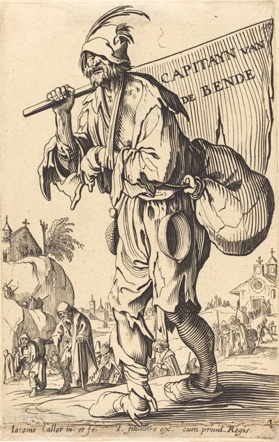 Kaptajn for baronerne af After Jacques Callot