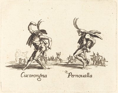 Cucorongna og Pernoualla af After Jacques Callot