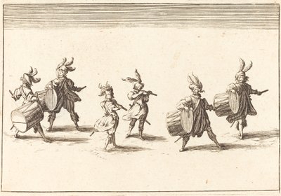 Indtræden af M. de Macey af After Jacques Callot