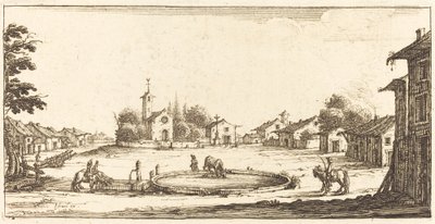 Landskab af After Jacques Callot