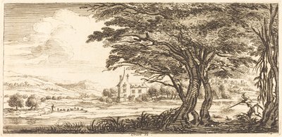 Landskab af After Jacques Callot