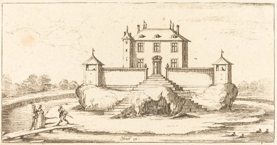 Landskab af After Jacques Callot