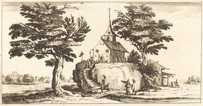 Landskab af After Jacques Callot