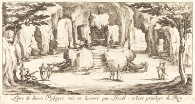 Undertekst til "Various Landscapes" af After Jacques Callot