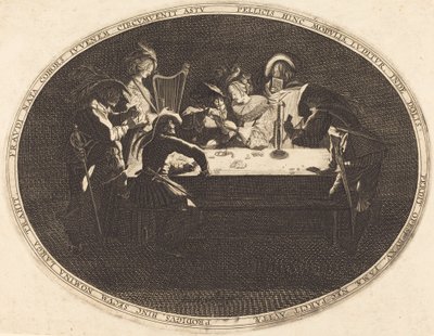 Kortspillerne af After Jacques Callot