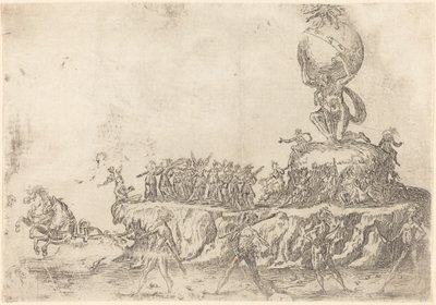 Solens flyder af After Jacques Callot