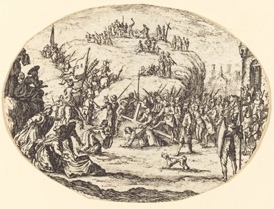 Den lille korsbæring af After Jacques Callot