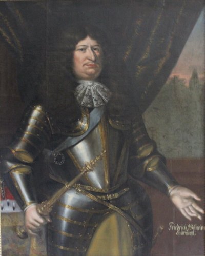 Portræt af Frederik Vilhelm af Brandenburg af After Jan de Baen
