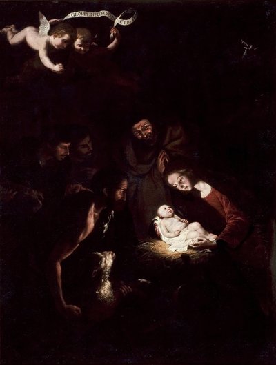 Hyrdernes tilbedelse af after Jusepe de Ribera