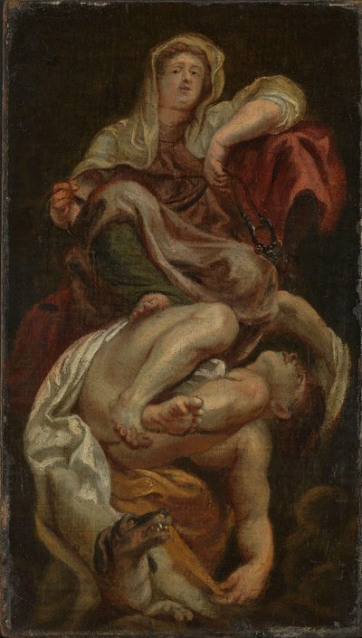 Afholdenhed sejrer over uoplagthed af after Peter Paul Rubens