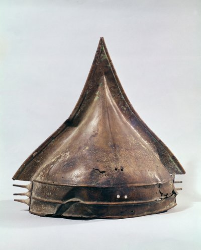 Hjelm, fra Armancourt af Age Bronze