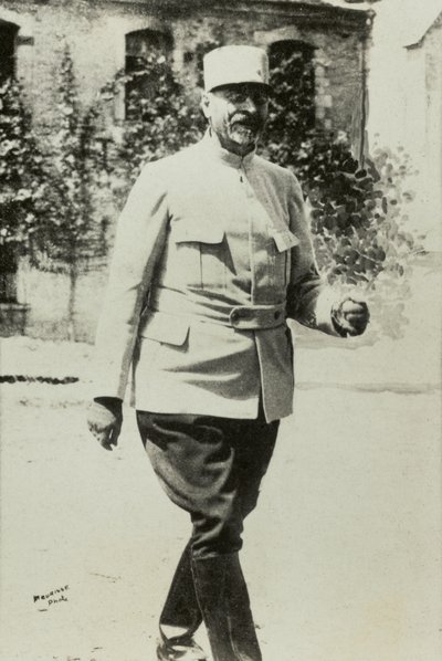 Portræt af general Joseph Micheler (foto) af Agence Meurisse