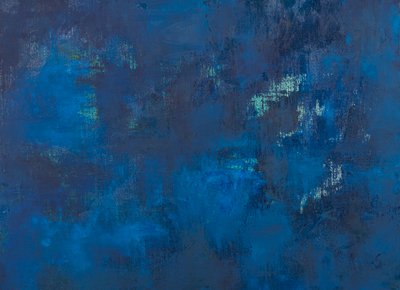 Universe, 2018 (olie på lærred) af Agnes Girardon