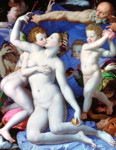 En allegori med Venus og Amor, c1523-1568 af Agnolo Bronzino
