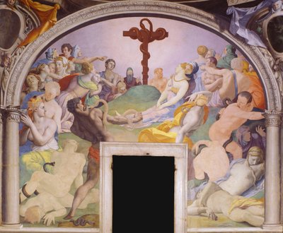 The Brazen Serpent, 1540-1545 af Agnolo Bronzino