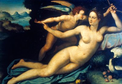 Venus og Amor, midten af 1500-tallet af Agnolo Bronzino