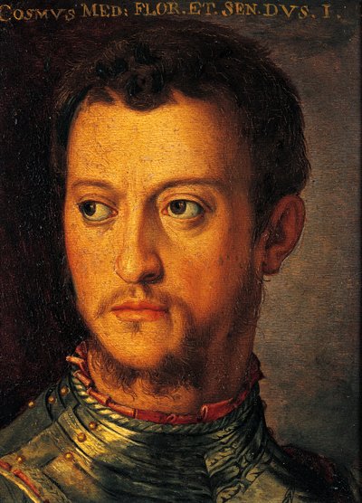 Portræt af Cosimo I de Medici, af Agnolo Bronzino, maleri af Agnolo Bronzino