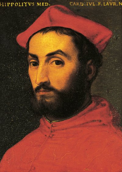 Portræt af Ippolito de Medici (Urbino af Agnolo Bronzino