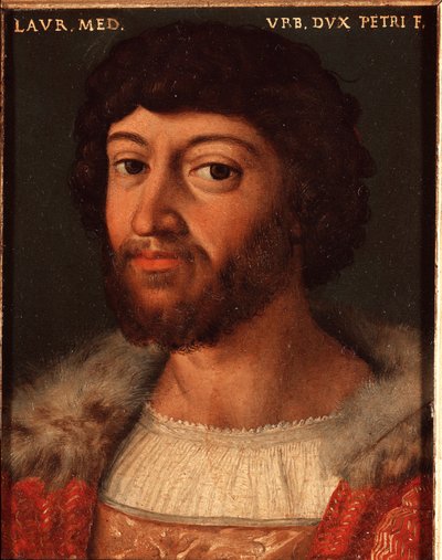 Portræt af Laurent II af Medici (Lorenzo di Piero de 