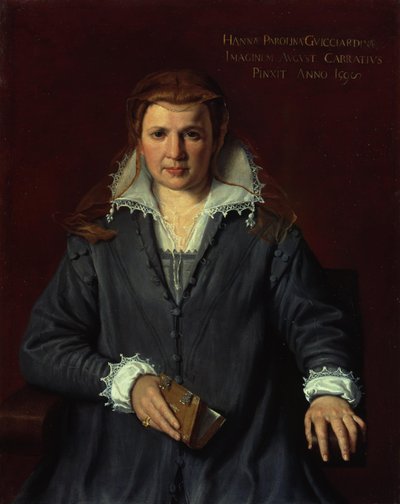Anna Parolini Guicciardini af Agostino Carracci