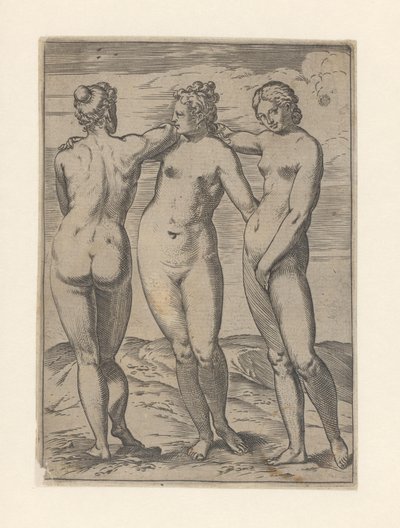 De tre nåder Lascivie (serietitel) af Agostino Carracci