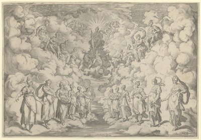 Sfærernes harmoni af Agostino Carracci