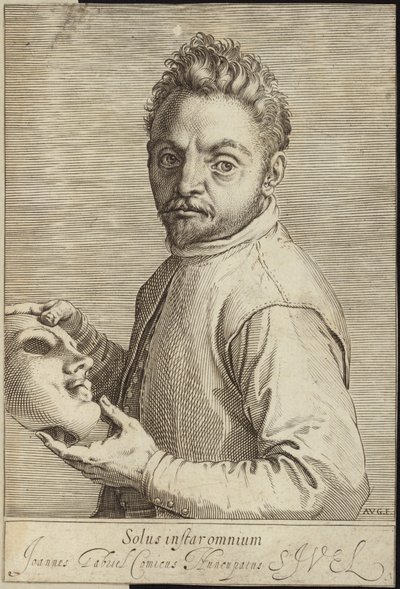 Portræt af Giovanni Gabrielli af Agostino Carracci