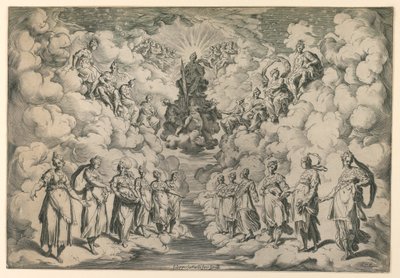 Sfærernes harmoni af Agostino Carracci