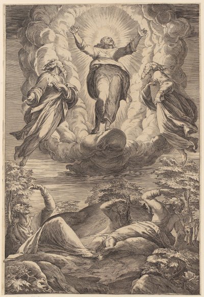 Transfiguration af Agostino Carracci