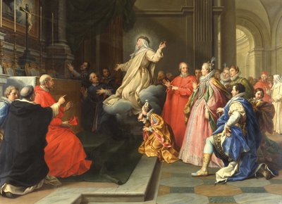Den hellige Katarina af Riccis ekstase af Agostino Masucci