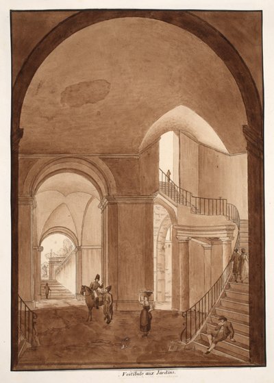 Gardens Vestibule af Palazzo Caetani all