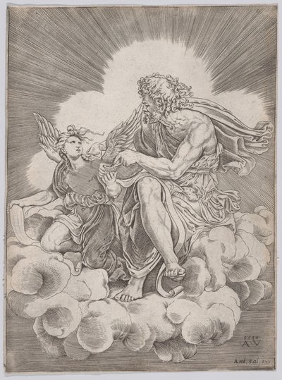 Saint Matthew, dateret 1518. af Agostino Veneziano