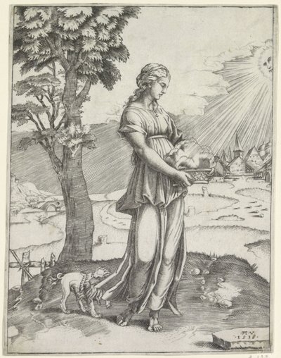 Sibille van Cumae af Agostino Veneziano