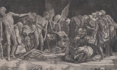 Skeletter, dateret 1518. af Agostino Veneziano