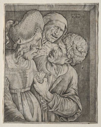 Den rige gamle kvinde af Agostino Veneziano
