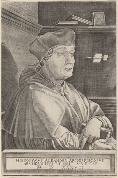 Hieronymus Alexander, ærkebiskop af Brindisi af Agostino dei Musi