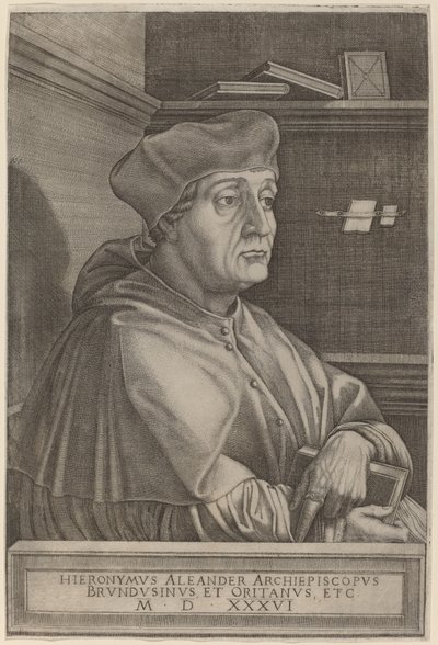 Hieronymus Alexander, ærkebiskop af Brindisi af Agostino dei Musi
