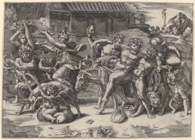 Silenus-marchen af Agostino dei Musi