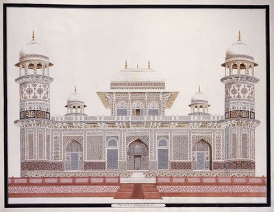 The Tomb of Etahmadowlah, c.1815dani af Agra School