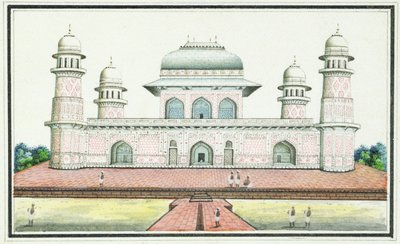 Itimad-Ud-Daulas grav, nær Agra, ca. 1830