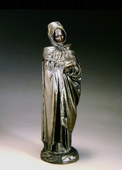Bolognese på palmesøndag (bronze) af Aime Jules Dalou