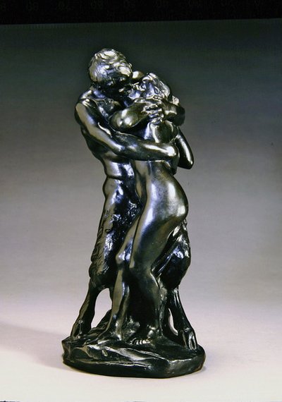Le Baiser (bronze) af Aime Jules Dalou